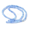 Dyed Natural Malaysia Jade Rondelle Beads Strands G-E316-2x4mm-60-4