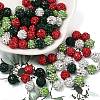 Christmas Theme Polymer Clay Rhinestone Beads RB-L037-01-1