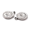 Non-Tarnish 304 Stainless Steel Pendants STAS-B024-51P-2