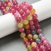 Dyed Natural Malaysia Jade Beads Strands G-G021-02B-16-5