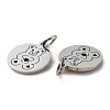 Non-Tarnish 304 Stainless Steel Charms LS-STAS-D050-07P-08-2