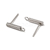 Non-Tarnish 304 Stainless Steel Stud Earring Finding X-STAS-C080-06A-P-2