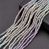 ARRICRAFT 16 Strands 4 Color Transparent Glass Beads Strands GLAA-AR0001-41-3