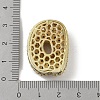 Rack Plating Brass Micro Pave Clear Cubic Zirconia Pendants ZIRC-U002-G-D-3