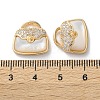 Brass Micro Pave Cubic Zirconia Peg Bails Pendants KK-C079-08G-3