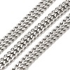 304 Stainless Steel Curb Chains CHS-C013-01C-P-1