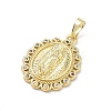 Brass Micro Pave Cubic Zirconia Pendants KK-H255-18G-2