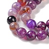 Natural Agate Beads Strands G-M437-C01-01O-4