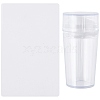 Plastic Nail Art Stamper Scraper with Cap MRMJ-CP0001-53-1