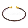 Braided Carbon Steel Wire Bracelet Making MAK-A017-B59-1