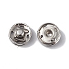 Non-Tarnish 202 Stainless Steel Snap Buttons BUTT-I017-01B-P-2