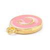 Initial Letter A~Z Alphabet Enamel Charms ENAM-Q437-14-4