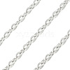 Non-Tarnish 3.28 Feet 304 Stainless Steel Cable Chains X-CHS-F001-03P-2