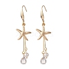 Starfish/Sea Stars 304 Stainless Steel Dangle Earring EJEW-TA00037-1