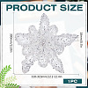 3D Flower Polyester Sequin Brooches for Backpack Clothes JEWB-WH0030-63A-2
