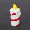 Christmas Style Candle Resin Statue Display Decoration DJEW-O002-01A-2