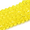 Transparent Glass Beads Strands EGLA-A039-T6mm-D21-1