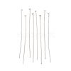 Tarnish Resistant Jewelry Tools and Equipment Decorative Stainless Steel Flat Head Pins X-STAS-E023-0.6x40mm-1