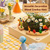 160Pcs Unfinished Wooden Pieces WOOD-BC0001-31B-5