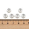 Brass Grade A Rhinestone Spacer Beads RB-A014-Z8mm-13S-3