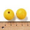 Wood Large Hole European Beads WOOD-D027-01J-3