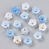 Frosted Transparent Acrylic Beads OACR-N137-72J-2