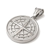 Non-Tarnish 304 Stainless Steel Pendants LS-STAS-B073-04P-2