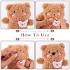 Plastic Dog Noses Crafts DIY-TA0001-32-15