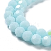 Opaque Glass Beads Strands EGLA-A035-P6mm-L10-3