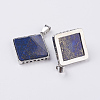Natural Lapis Lazuli Pendants G-E442-02O-2