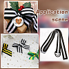 Polyester Stripe Ribbons SRIB-WH0011-326D-6