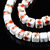 Handmade Porcelain Ceramic Beads Strands PORC-S502-030D-3