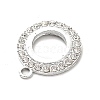 Alloy Rhinestone Pendants ALRI-C007-53P-4