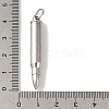 Non-Tarnish 304 Stainless Steel Openable Pendants STAS-Z075-02P-3