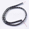 Non-magnetic Synthetic Hematite Beads Strands G-S091-8x6mm-2
