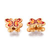 Alloy Enamel Beads KK-N238-085B-4