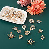 72Pcs 12 Style Alloy Pendants PALLOY-TA0002-28-12