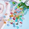 160Pcs 16 Style Transparent Baking Paint Glass Beads GLAA-FH0001-58-4