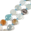 Natural Flower Amazonite Beads Strands G-C116-A38-01-2