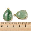 Natural Green Strawberry Quartz Pendants G-M431-10G-07-3