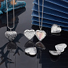 Unicraftale 10Pcs 304 Stainless Steel Locket Pendants STAS-UN0026-26-3