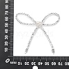 Alloy & Glass Bowknot Chandelier Component Links PALLOY-D360-01I-3