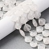 Natural Quartz Crystal Beads Strands G-P570-E21-02-1