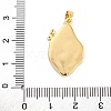 Brass Enamel Pendants KK-Z084-15G-03-3