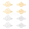 8Pcs 4 Style 201 Stainless Steel Pendants STAS-DC0001-54-1