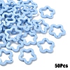 50Pcs Opaque Acrylic Pendants MACR-YW0004-36B-1