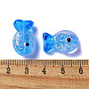 Handmade Foil Lampwork Fish Beads FOIL-Z001-01D-3