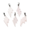 Natural Rose Quartz Pendants G-C057-01P-09-1