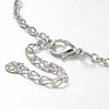 Fashion Tibetan Style Alloy Infinity Anklets AJEW-AN00071-04-4