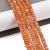 Natural Gold Sunstone Beads Strands G-C171-B03-03-2